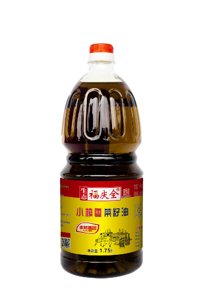 生态福庆全小榨香菜籽油 1.75升